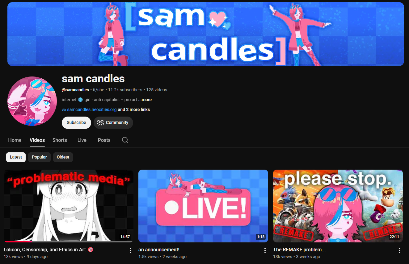 Sam Candles 1